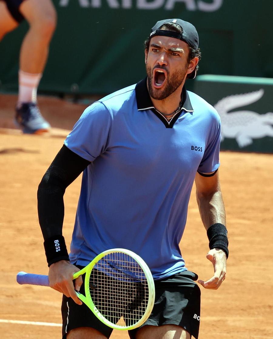 Per Berrettini al Roland Garros 5 ore da leone