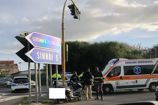 L'incidente (L'Unione Sarda - Andrea Serreli)