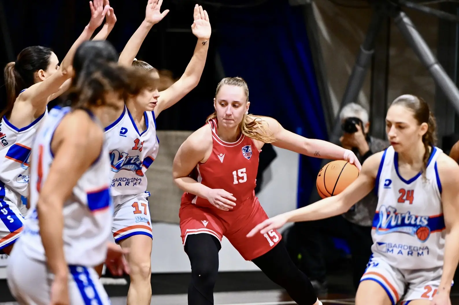 Delia Gagliano, punto di forza del Cus Cagliari (foto di Andrea Chiaramida)