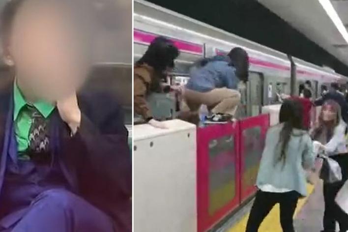 Si traveste da Joker e accoltella 17 persone nella metro: panico a Tokyo