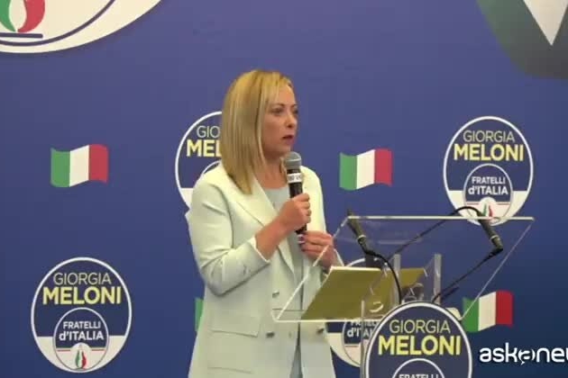 Giorgia Meloni: &quot;Indicazione chiara per un governo a guida Fdi&quot;