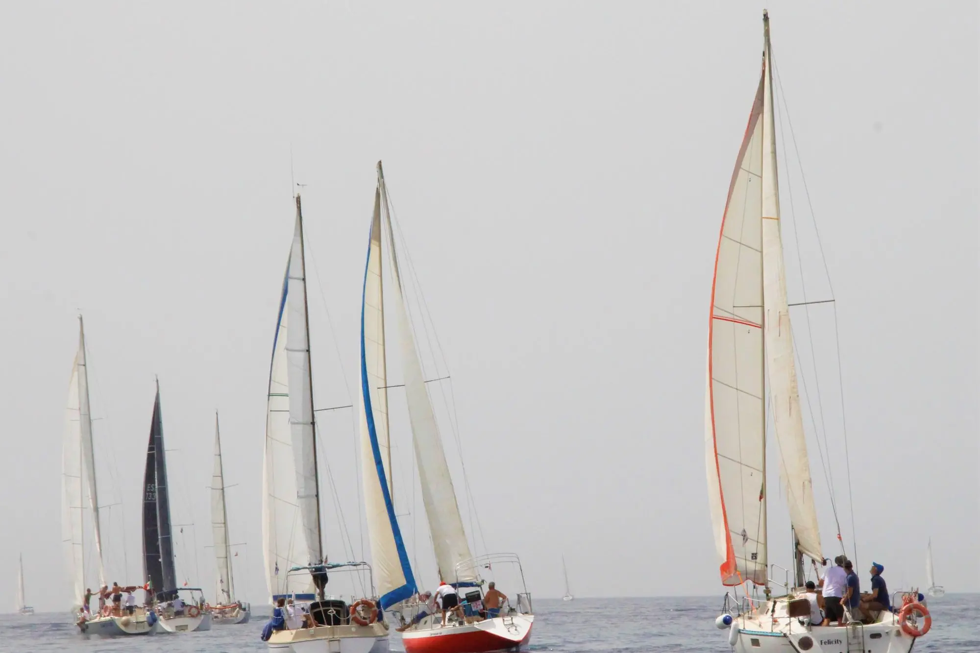La regata (foto Fiori)