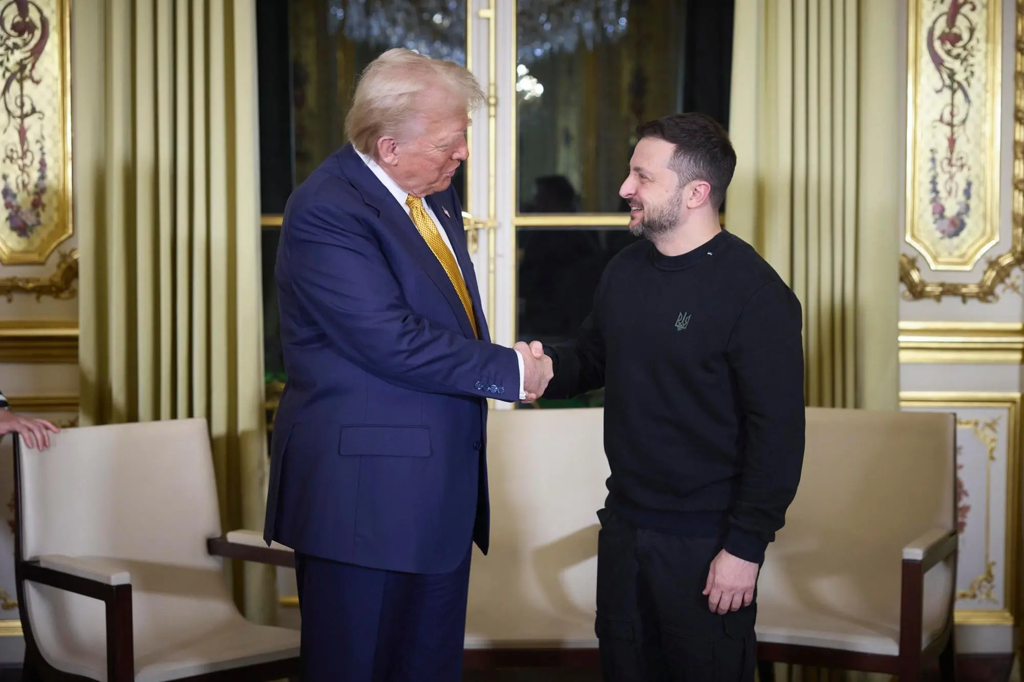 Trump e Zelensky (Ansa)