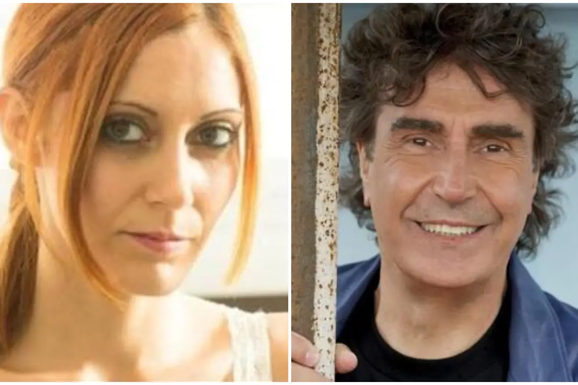 Francesca Michelon (dai social) e Stefano D'Orazio (Ansa)