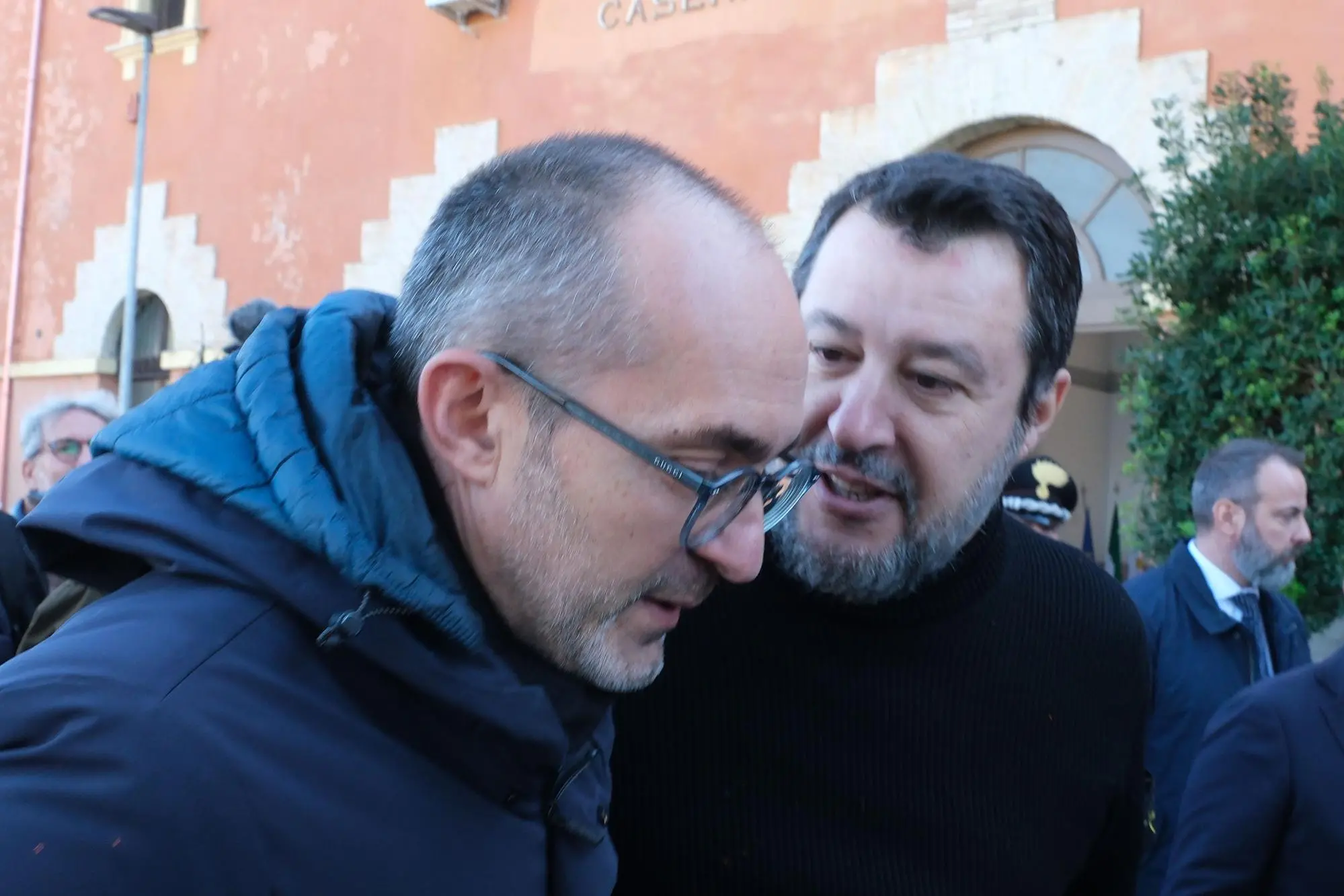 Salvini e Truzzu a Cagliari