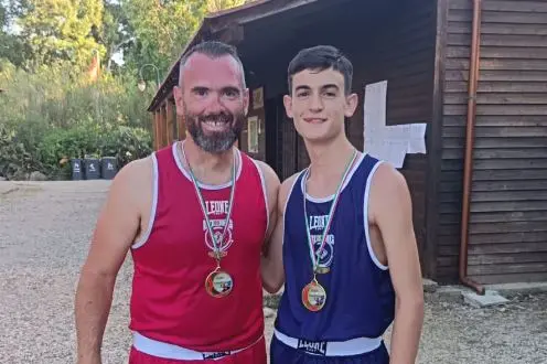 Gli atleti Michele Bassu e Alessandro Idini (foto concessa)