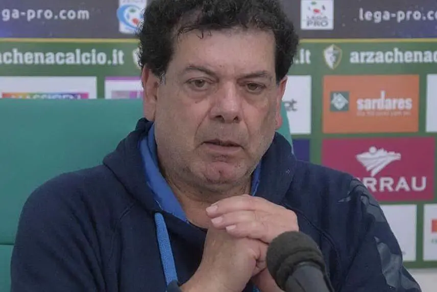 Mister Giorico (Foto Arzachena Calcio)