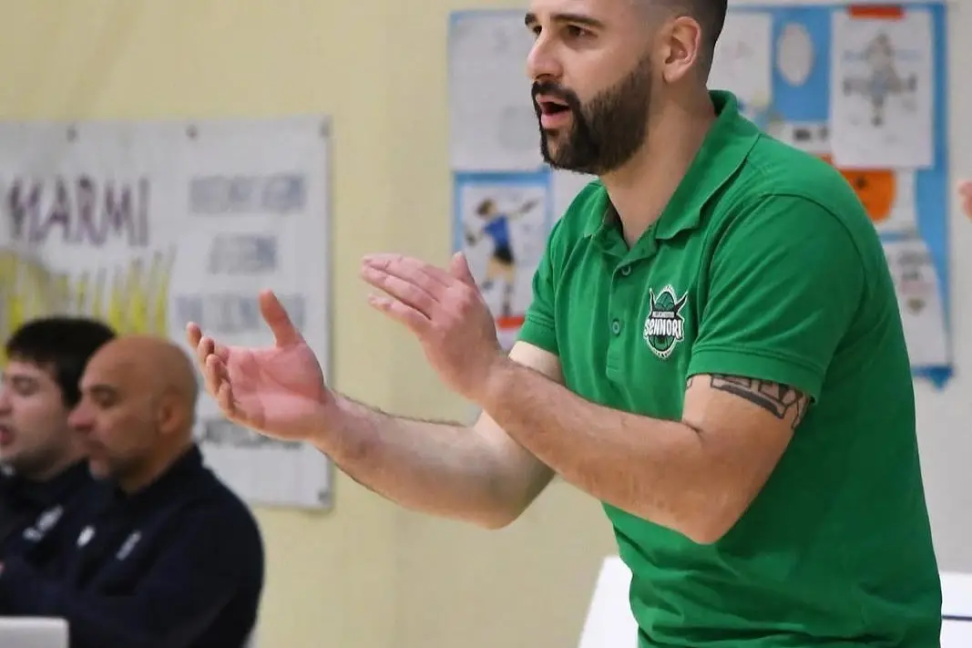 Gabriele Piras, coach di Sennori (foto Marongiu)