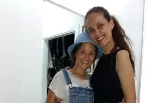 Federica Fois con la figlia Letizia Trudu