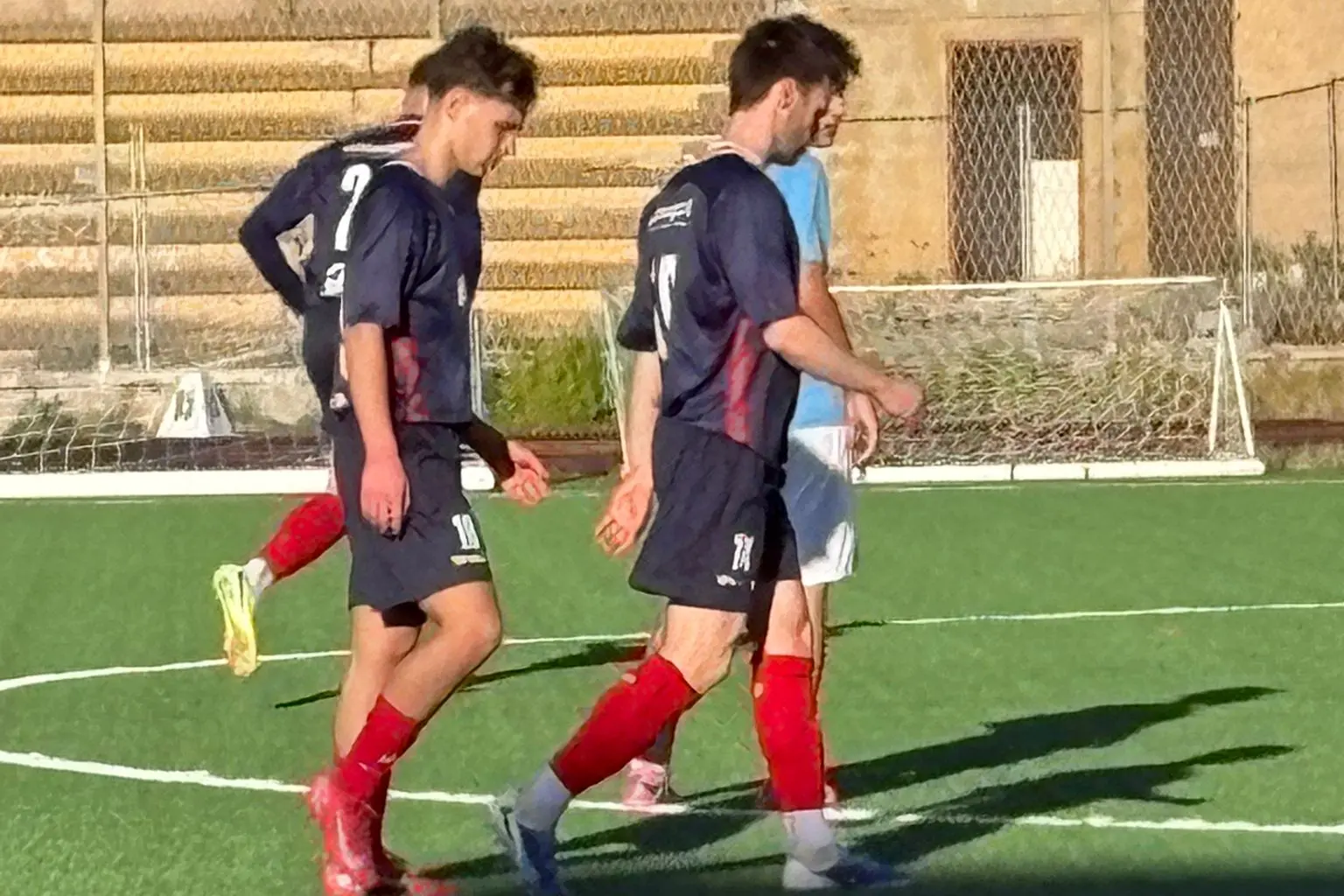 La delusione dei giocatori del Valledoria (G. Pischedda).