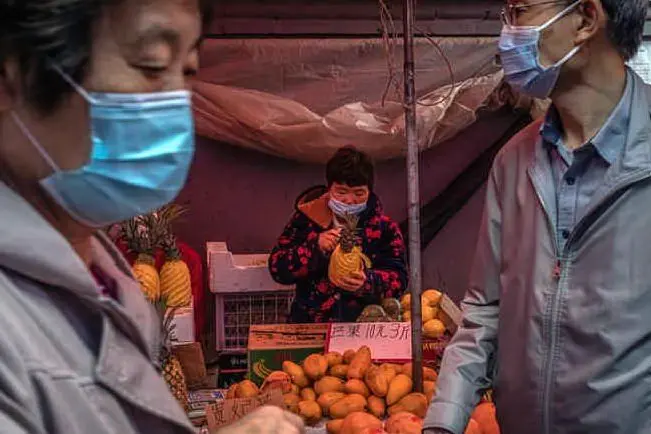 Un mercato in Cina (Ansa)