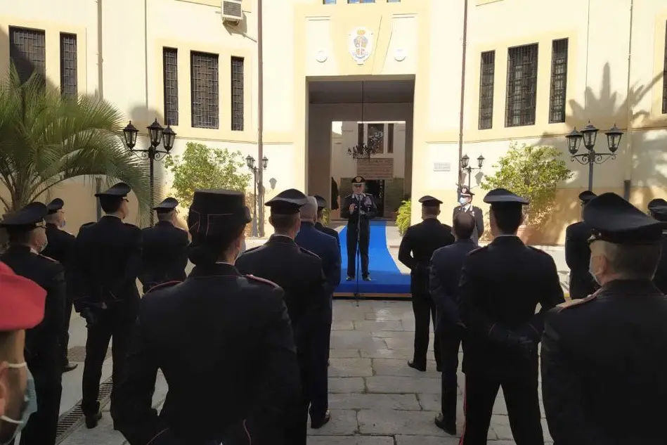 La visita di oggi a Cagliari da parte del Generale di Corpo d'Armata dei carabinieri, Carmelo Burgio