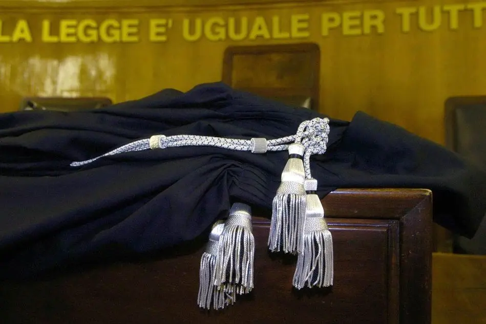 Un'aula di tribunale