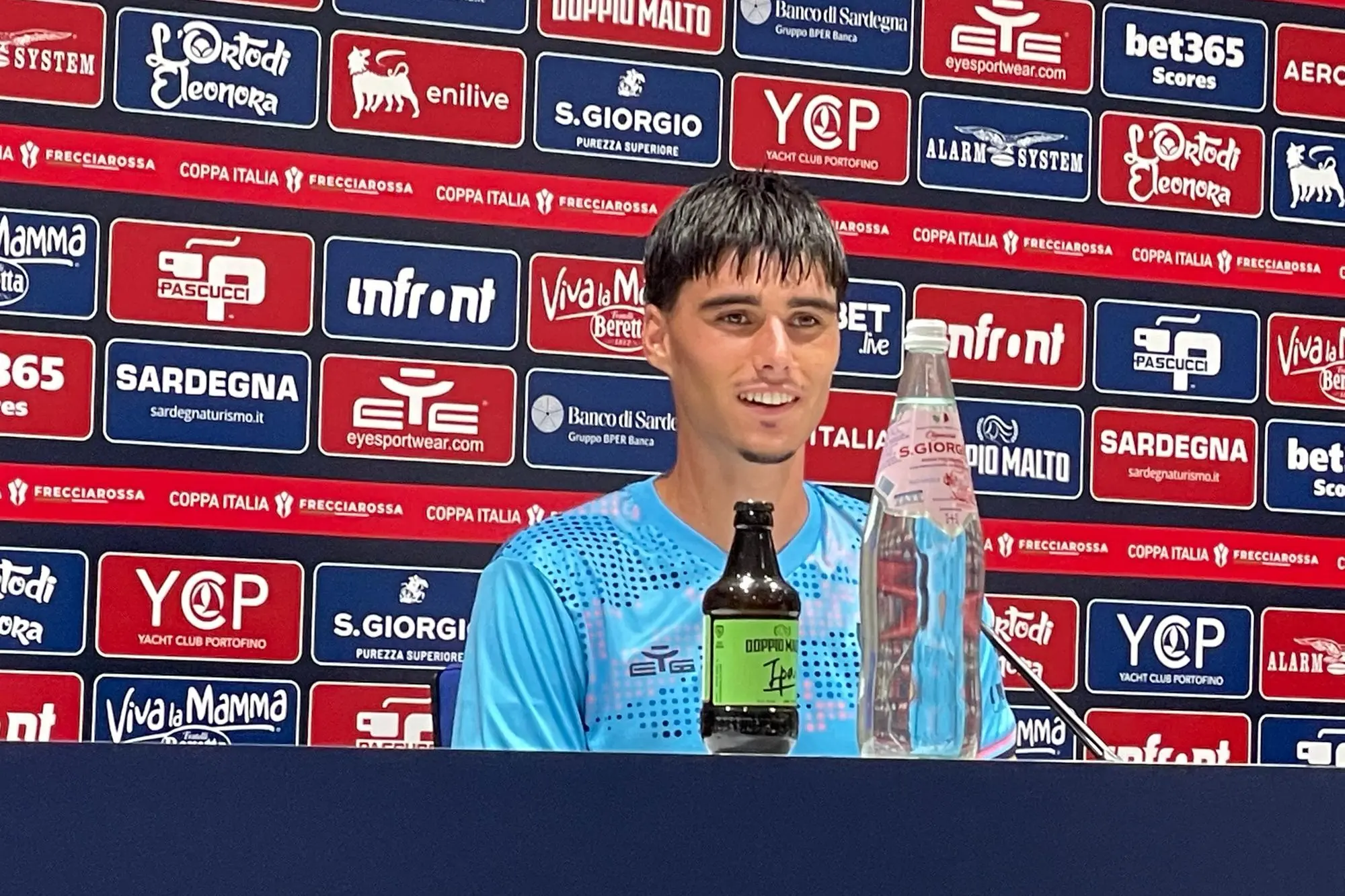 Raphael Kofler, difensore del Cagliari (foto Spignesi)