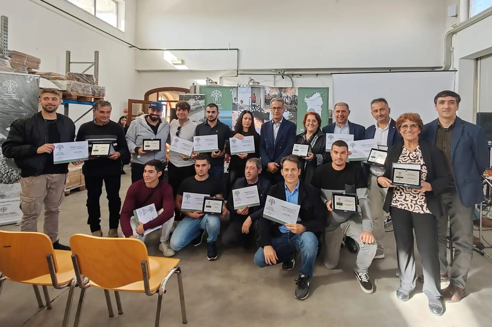 I premiati dell'edizione dello scorso anno