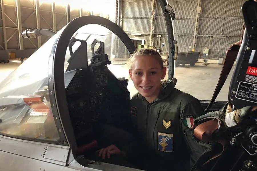 Giulia Schiff, ex pilota dell'aeronautica militare (foto da Facebook via Ansa)