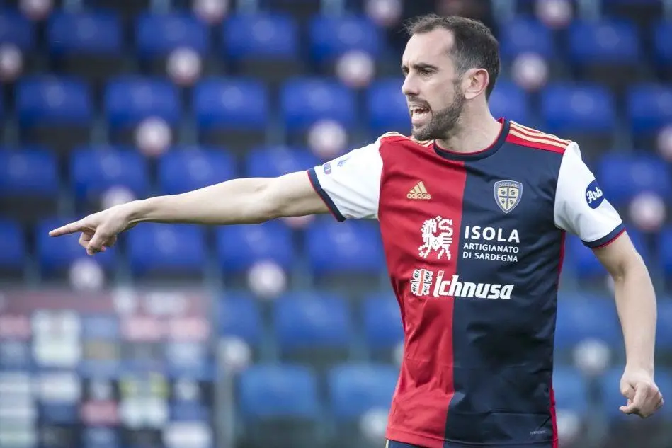 Diego Godin (foto Twitter-Cagliari Calcio)