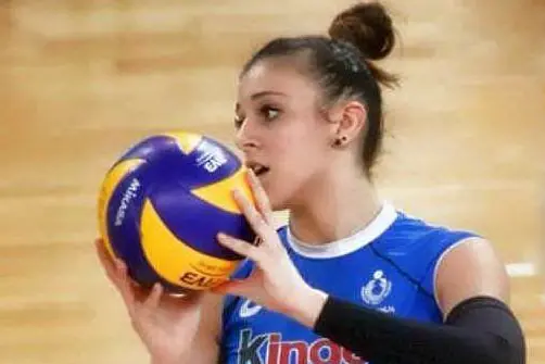 La palleggiatrice sarda Alessia Orro