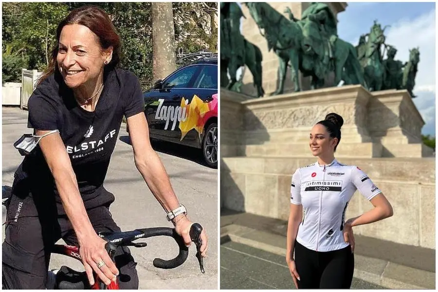 Da sinistra Daniela Carta della Ineos Grenadiers e l'ex Miss Sardegna Benedetta Casciano (L'Unione Sarda)