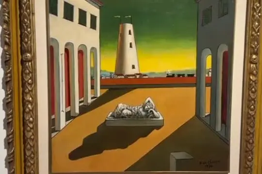 Gli enigmi di de Chirico, e di oggi, per i 40 anni di Mazzoleni
