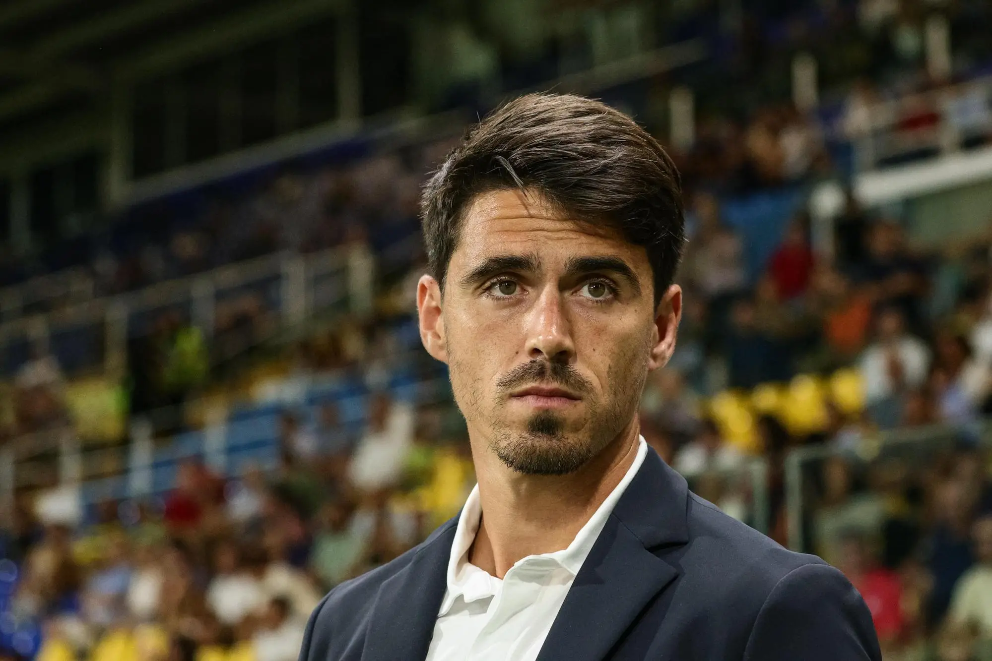 Carlos Cuesta in Parma-Cagliari (foto Ansa)