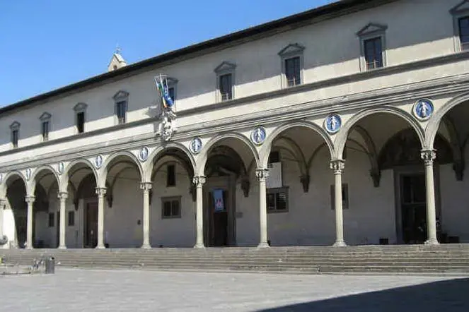 Lo "Spedale degli Innocenti" a Firenze