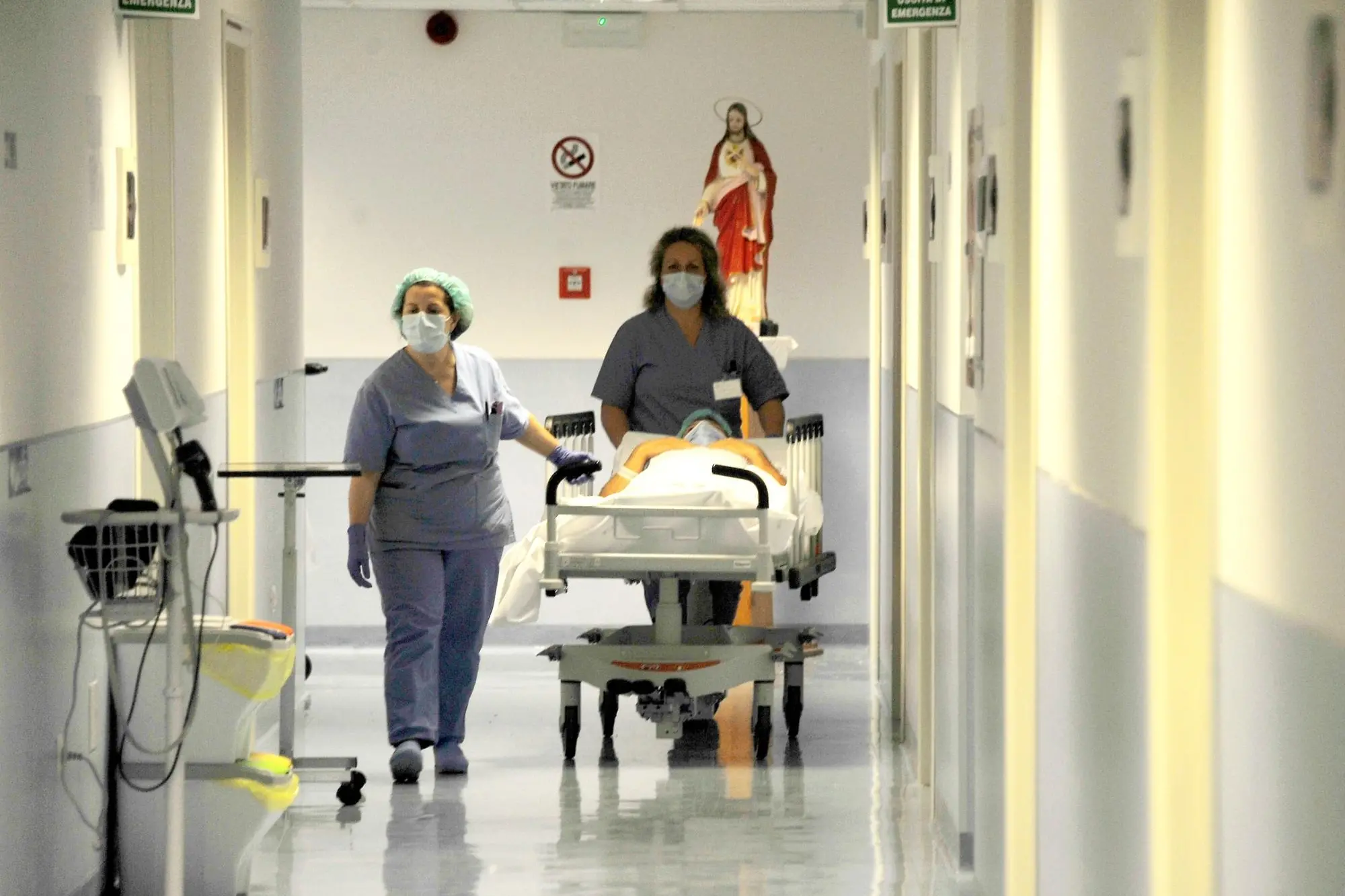 Una corsia di ospedale