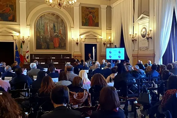 Il convegno dell'Inail (Ansa)