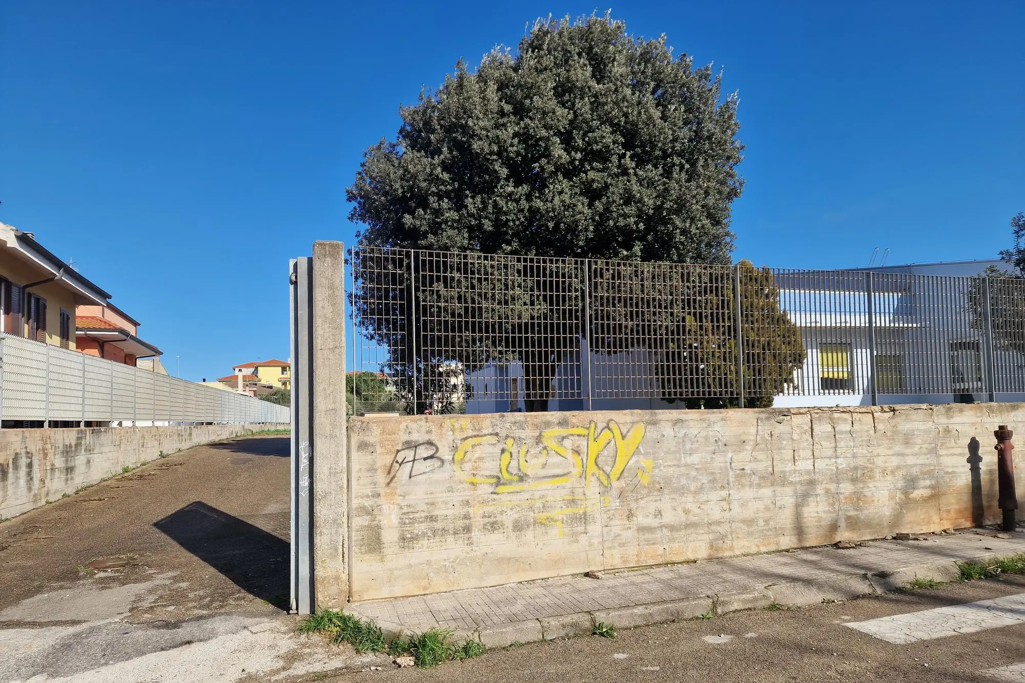 Sassari, la scuola di via Camboni a Li Punti (foto Floris)