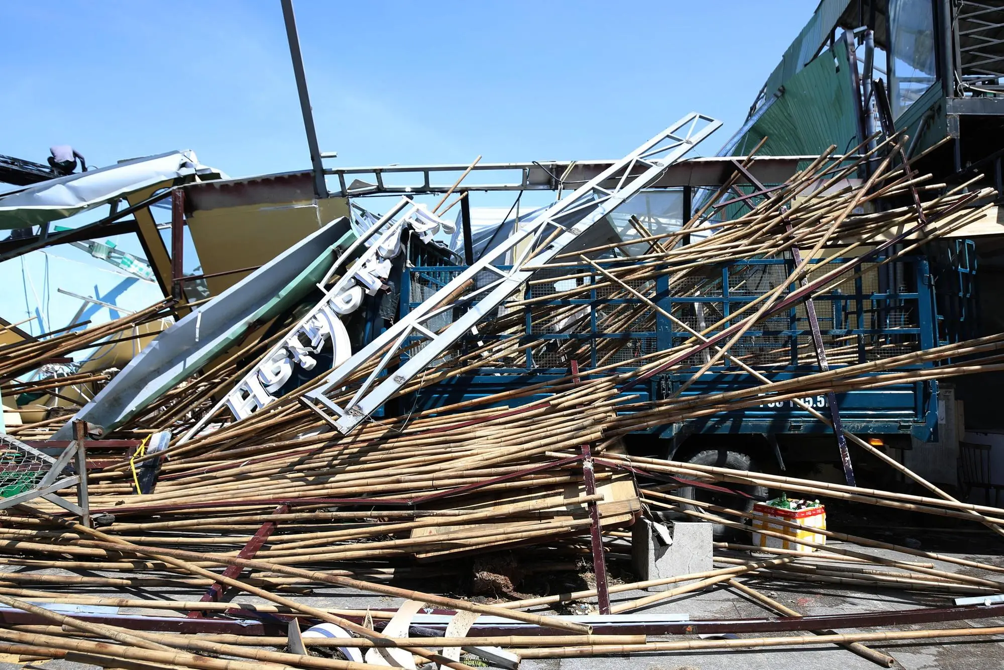 Maltempo in Vietnam (Foto Ansa)