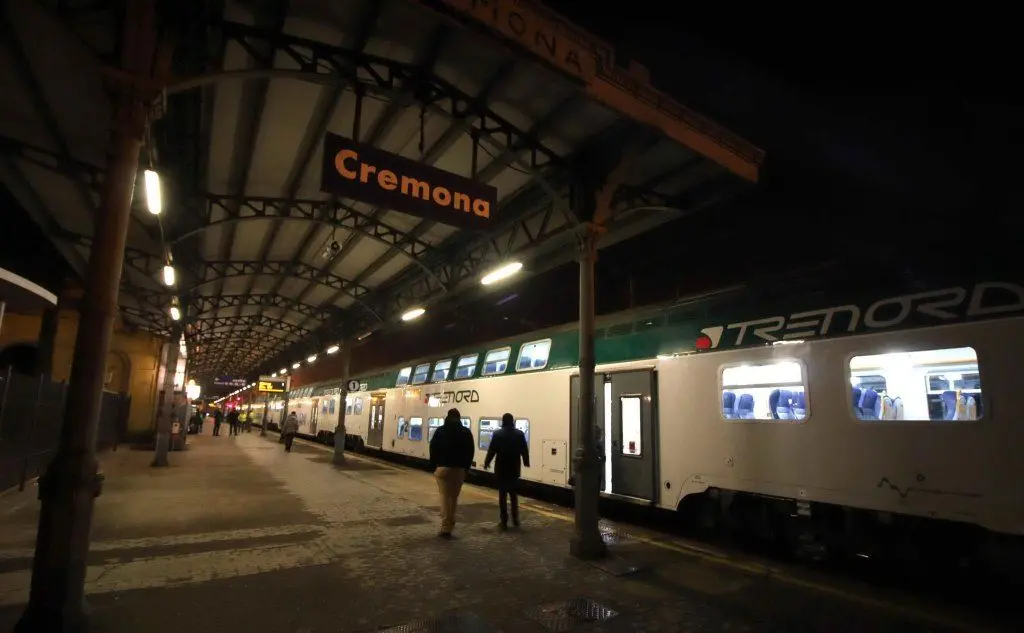 La stazione di Cremona (Foto Ansa)