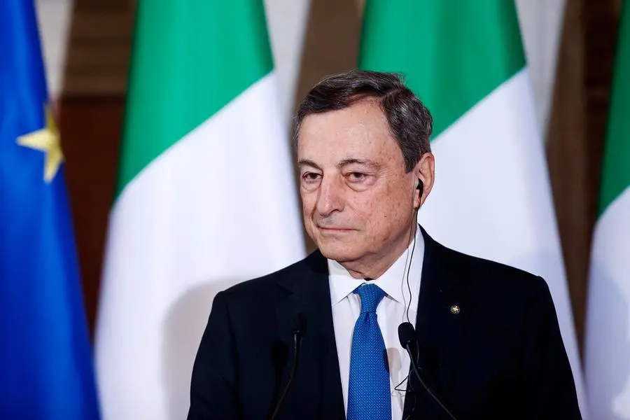 Il premier Mario Draghi (Ansa)