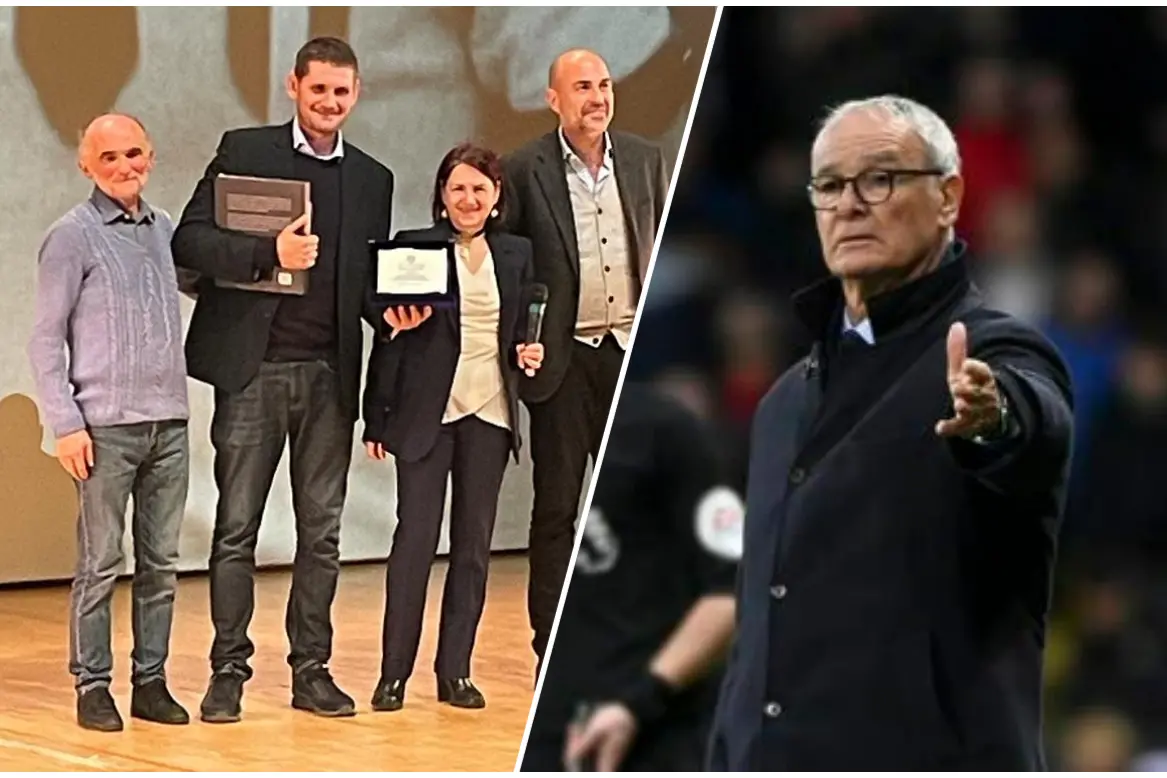 Gli auguri del presidente Giulini ai tifosi e al nuovo allenatore Ranieri (foto concessa/Ansa)
