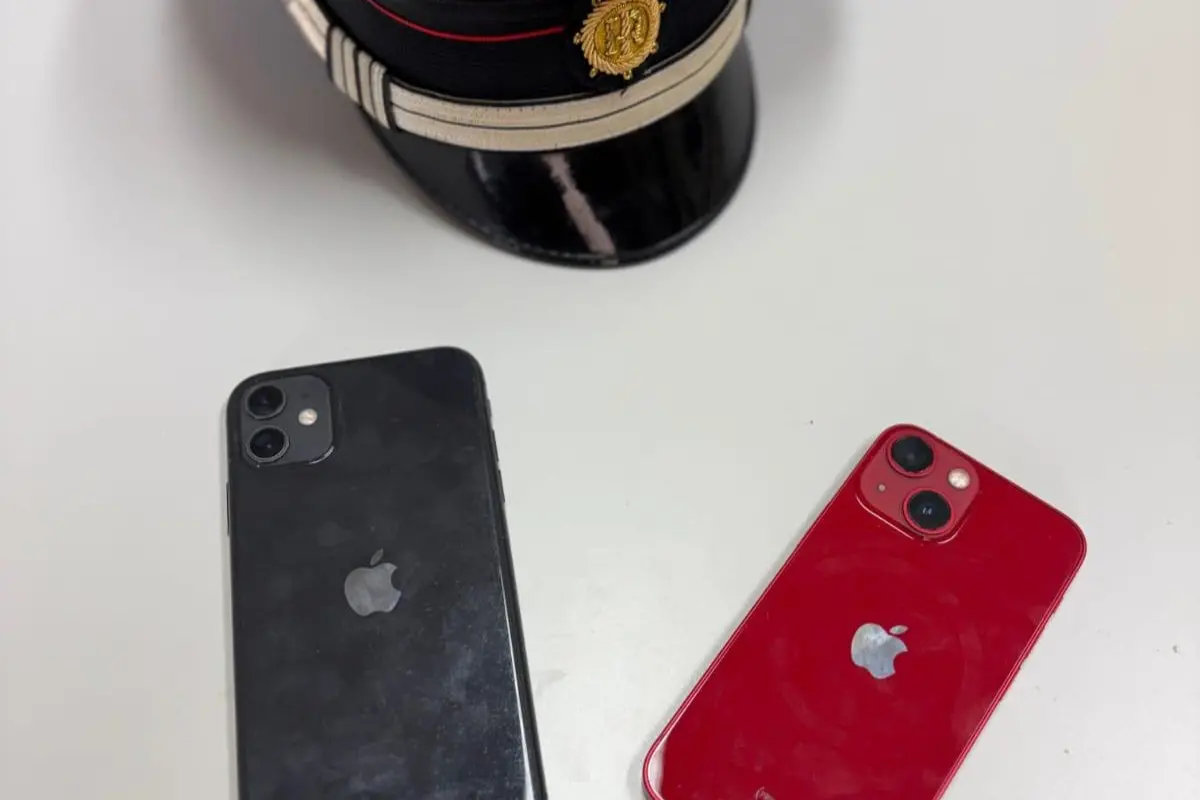 I telefoni recuperati