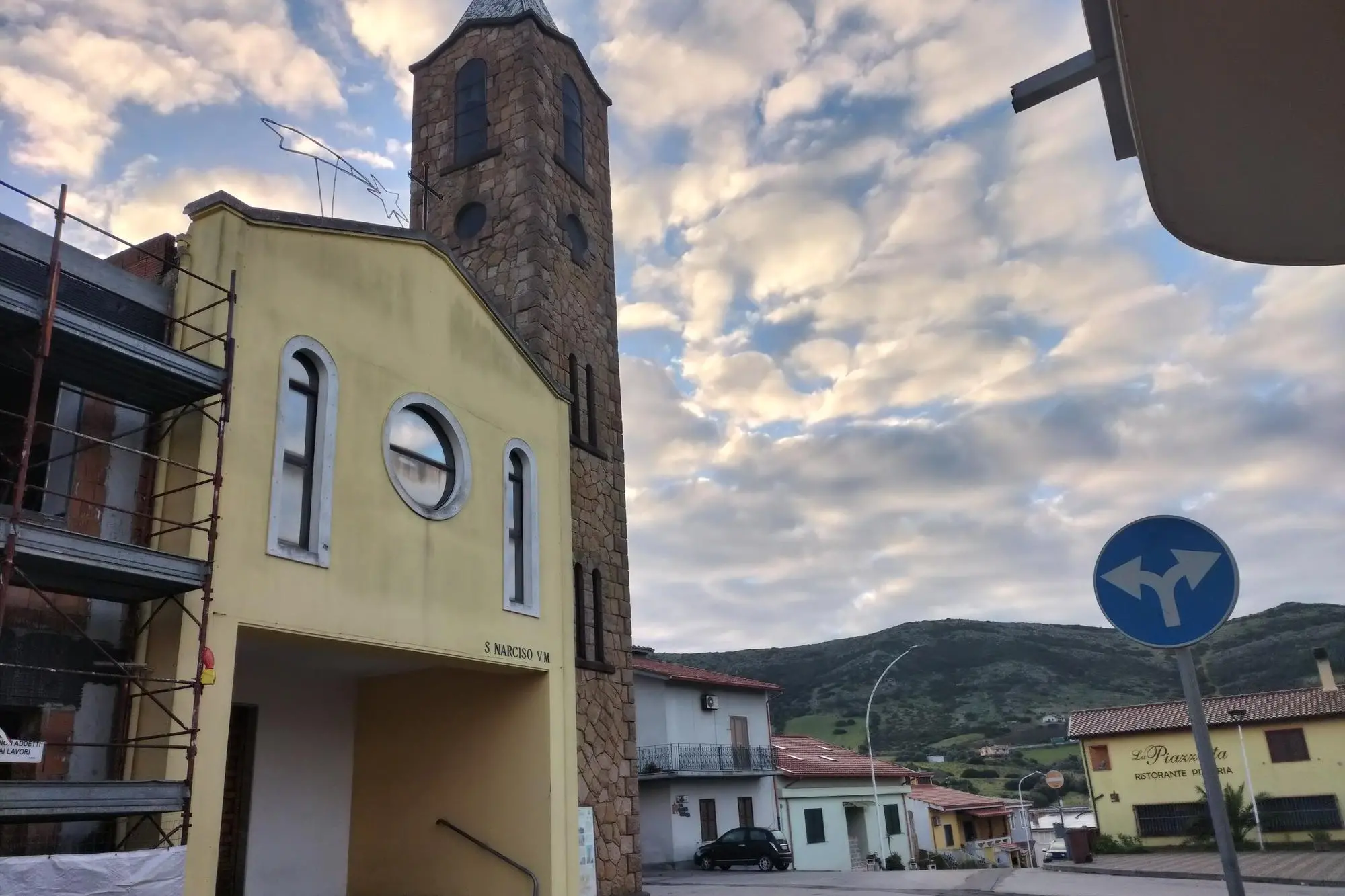 La chiesa di San Narciso a Serbariu. (Foto Scano)