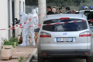 I rilievi del Ris, un anno fa, nel capannone teatro del triplice omicidio