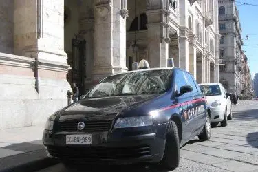 Una macchina dei carabinieri