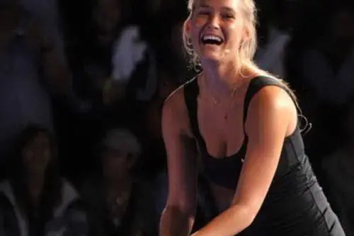 Bar Rafaeli durante la performance tennistica a New York
