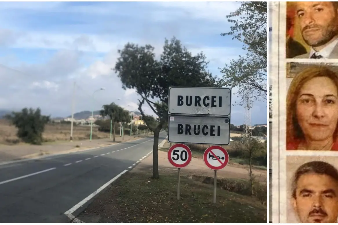 A destra i tre candidati a sindaco (L'Unione Sarda)