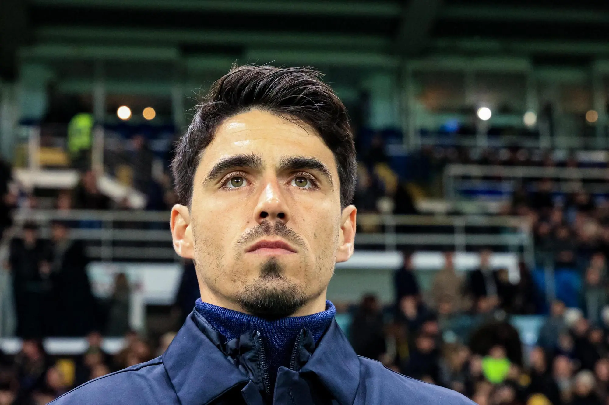 Carlos Cuesta in Parma-Cagliari (foto Ansa)