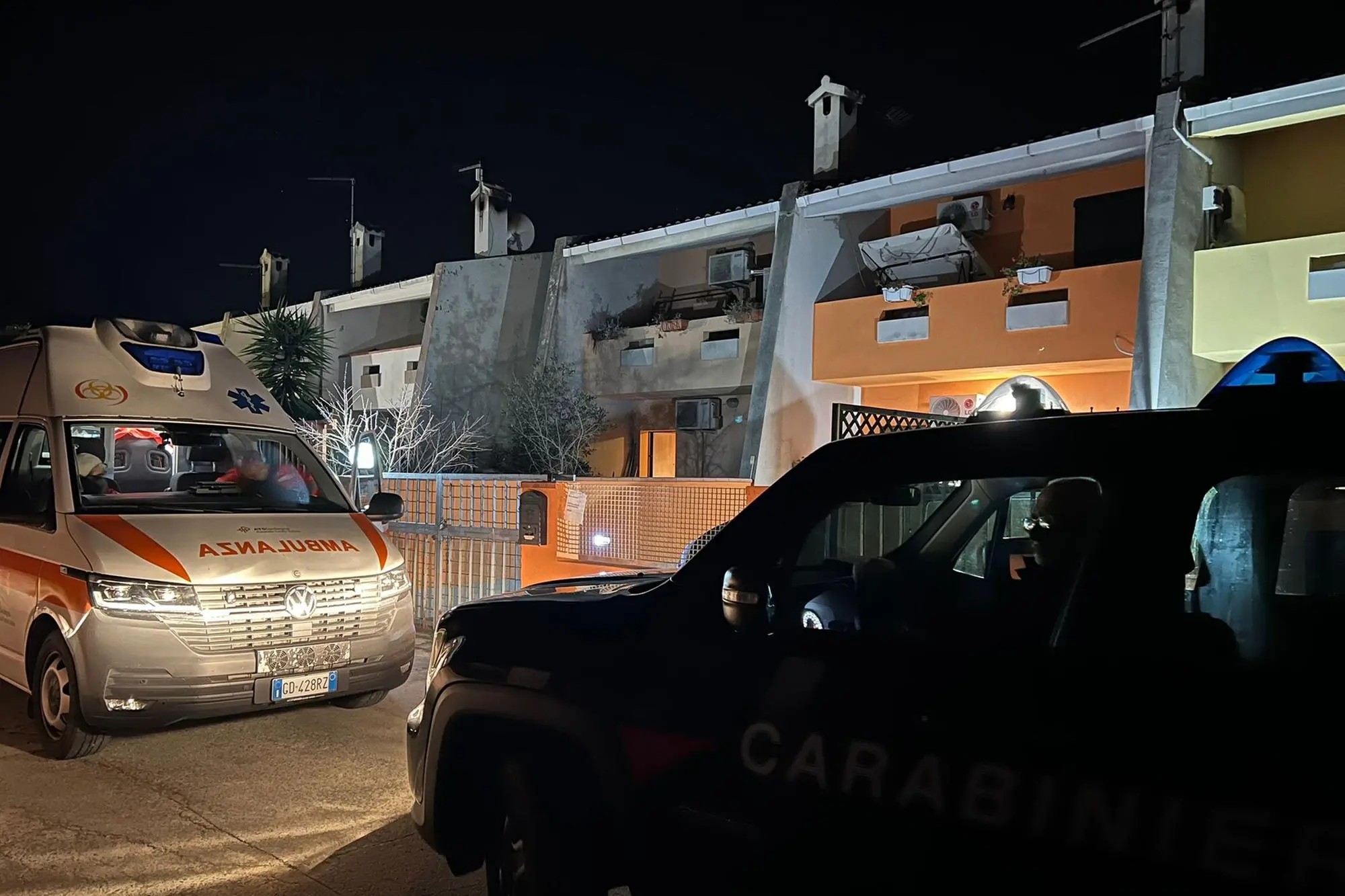Allarme a Capoterra (foto L'Unione Sarda)
