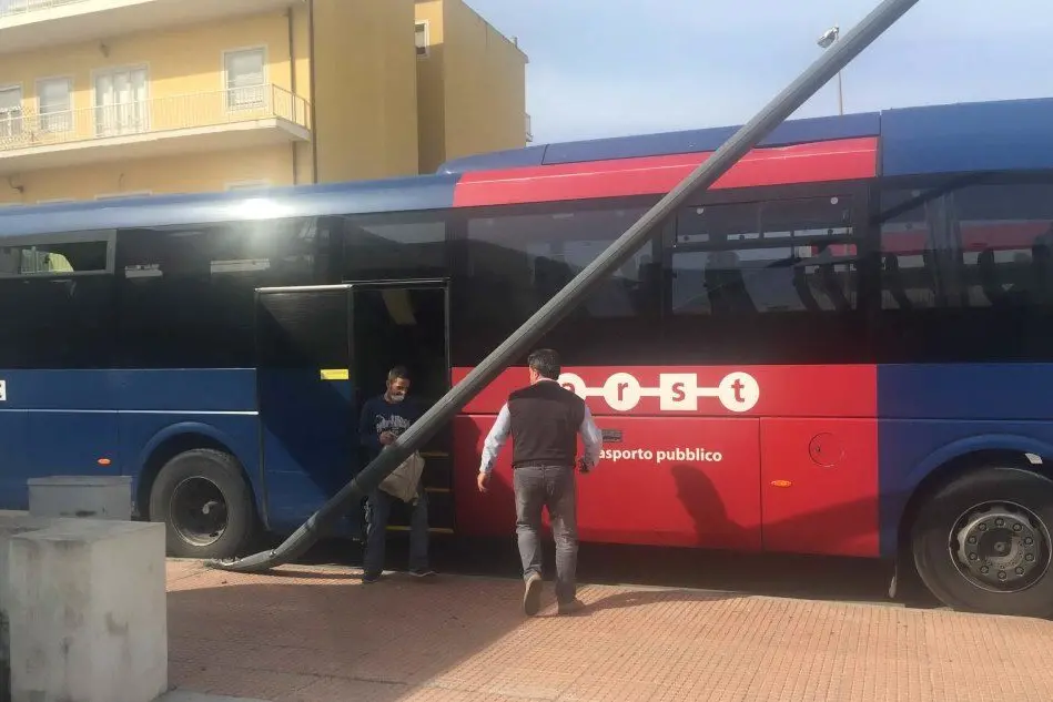Il luogo dell'incidente (Foto E.Sanna)