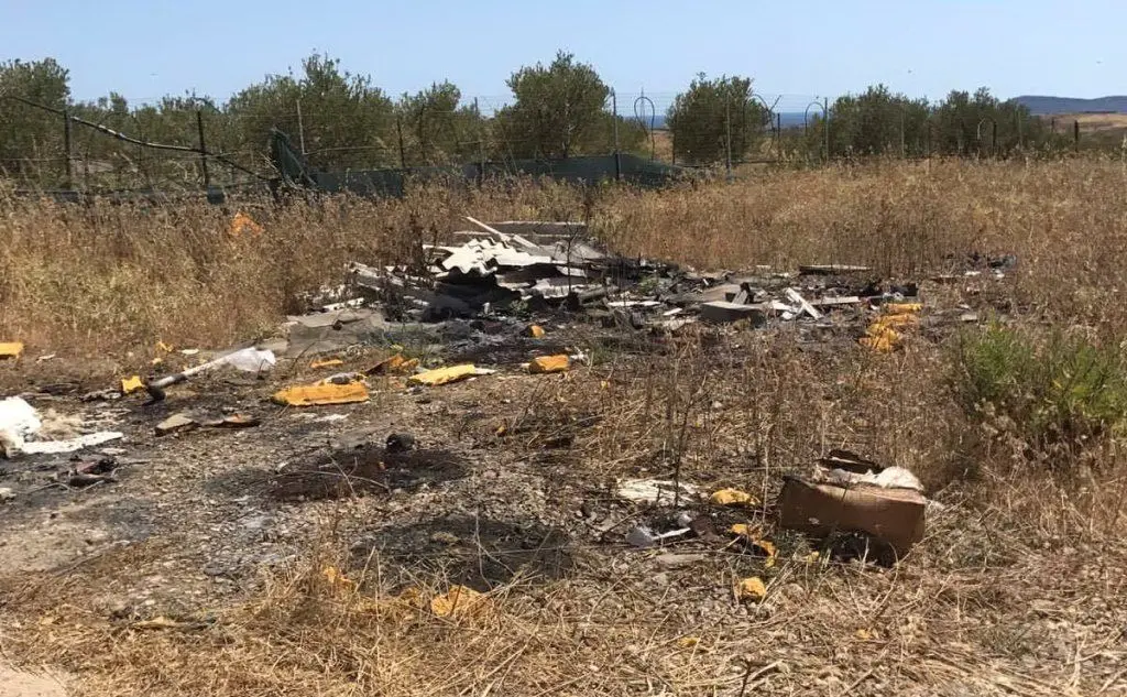 La discarica improvvisata