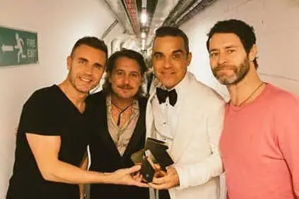 La foto di gruppo (dal profilo Instagram dei Take That)