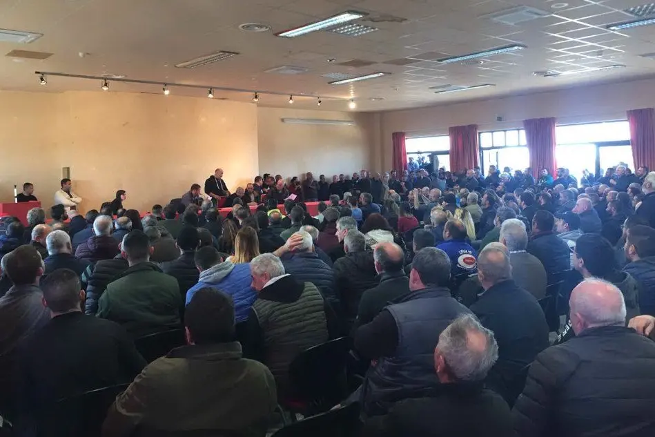 L'ultima assemblea dei pastori a Tramatza (L'Unione Sarda - Sanna)