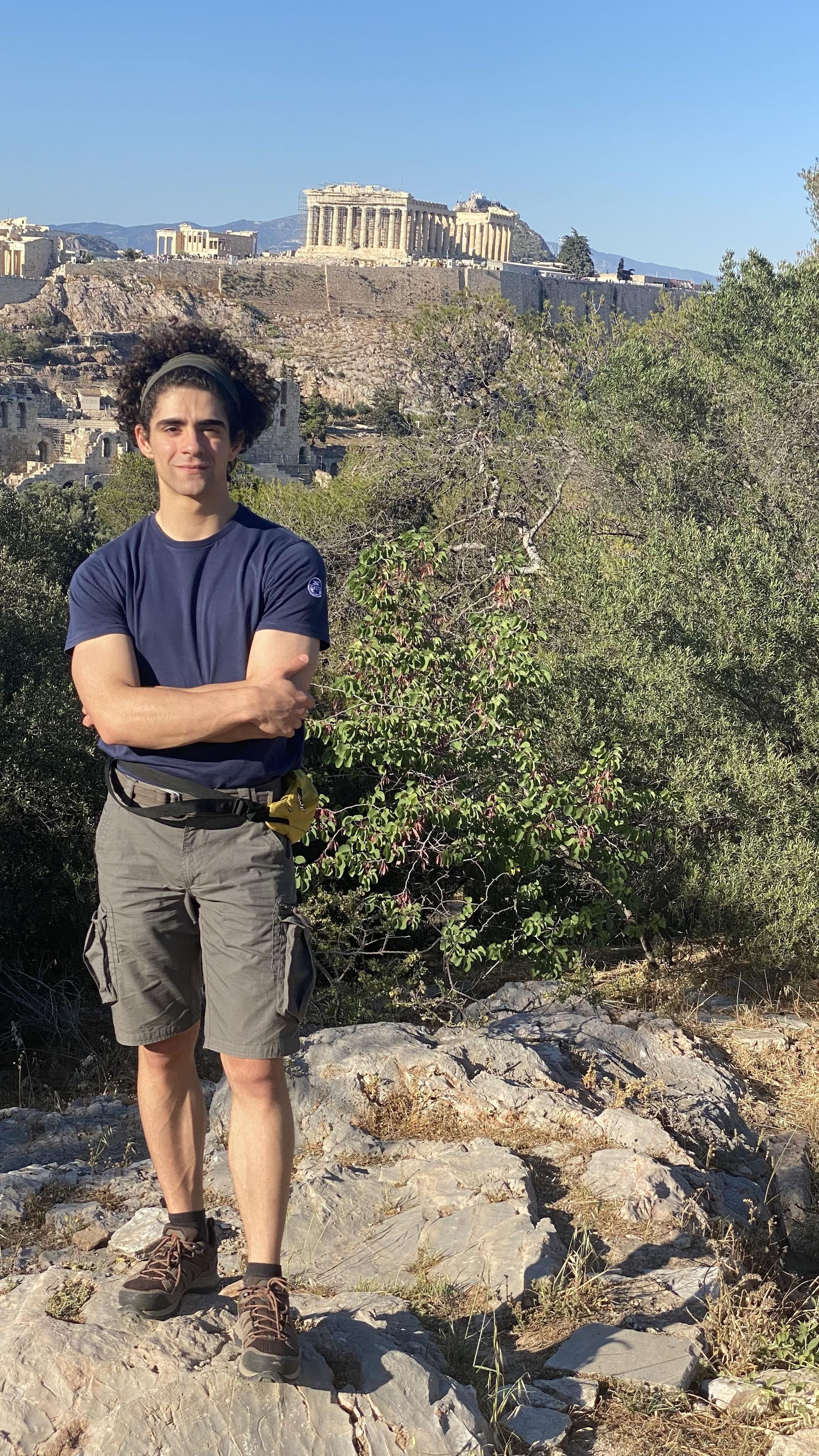 Ο Φίλιππο Αλτέα σε μια φάση του ταξιδιού του (φωτογραφία παραχωρημένη)