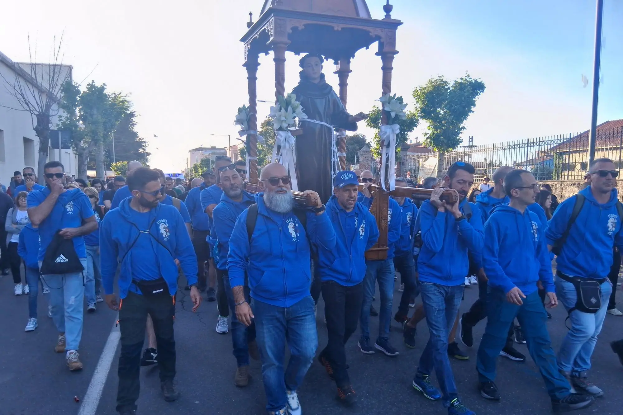 Un momento dei festeggiamenti