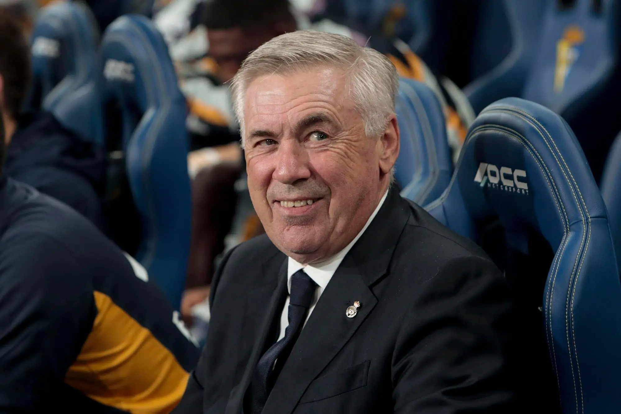 Carlo Ancelotti (foto Ansa/Epa)