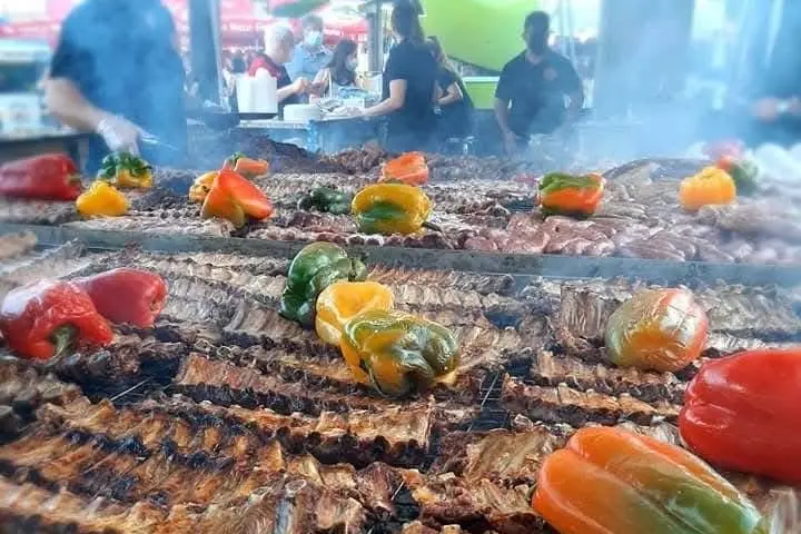 Una precedente edizione della festa del gusto (foto concessa)