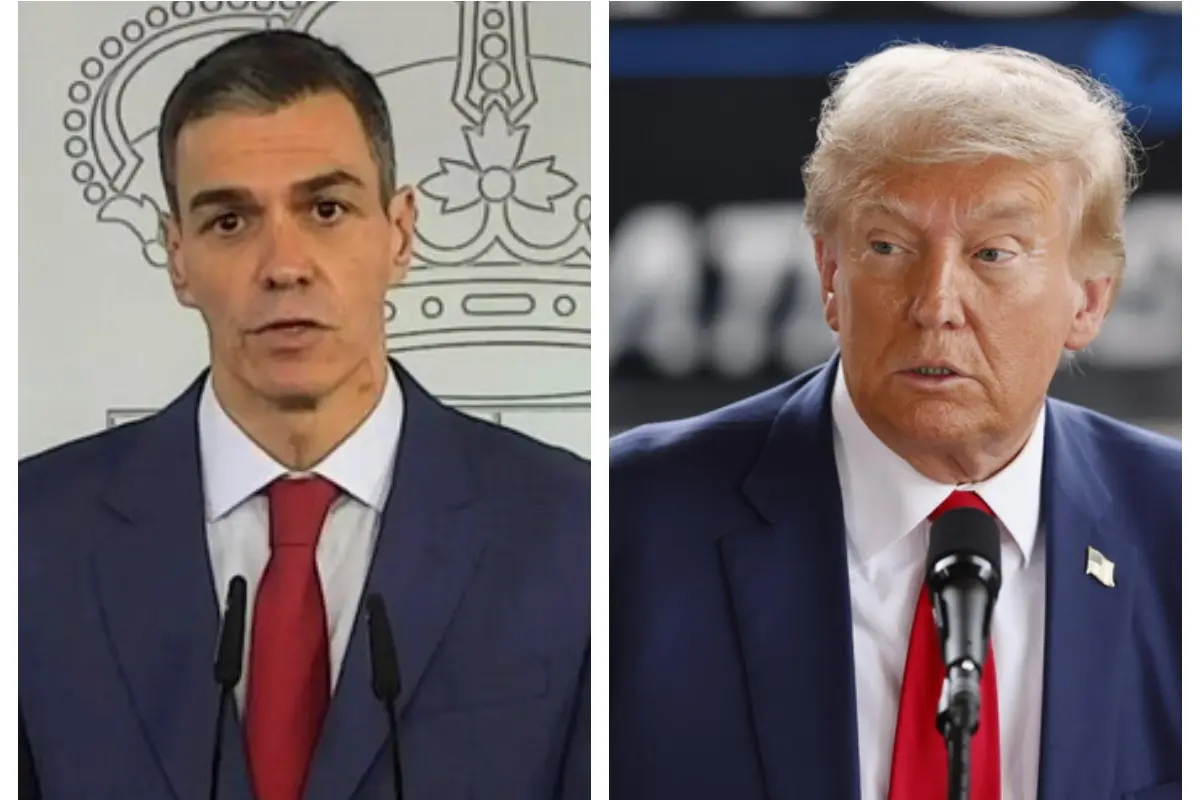 Pedro Sanchez e Donald Trump (Ansa)
